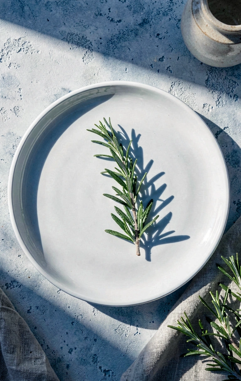 Minimalist botanical composition